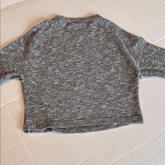Gymshark Black and White Knit Top.  Medium - Picture 3 of 6